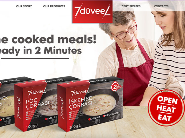 7duveel.com — modern hizmet web sitesi, Tesla Kafa tarafından