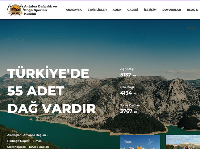 ADDK.org.tr — dernek web sitesi, kurumsal grafikler, SMM ve pazarlama, Tesla Kafa tarafından