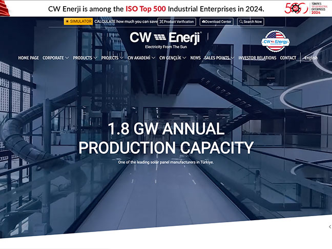 CW Energy — B2B web sitesi, sosyal medya, lead üretimi, yazılım, grafik ve video, Tesla Kafa tarafından
